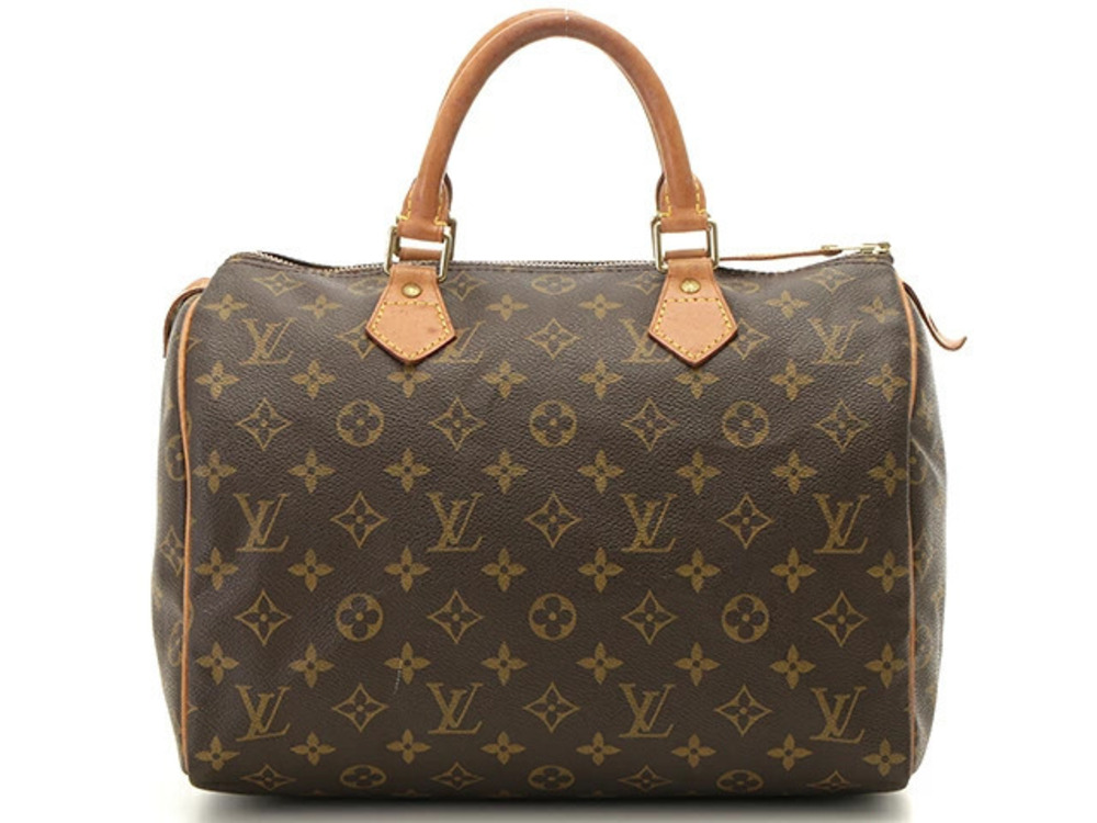 Louis Vuitton Speedy Monogram Leather Brown